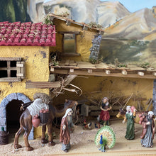 FADEDA Stall Oed   / Höhe:32 cm / handbemalt / detailgetreue Krippen Figuren - Weihnachten Tisch Dekoration Krippe Zubehör