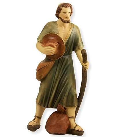 13x FADEDA Krippenfiguren   / Höhe:10 cm / handbemalt / detailgetreue Krippen Figuren - Weihnachten Tisch Dekoration Krippe Zubehör