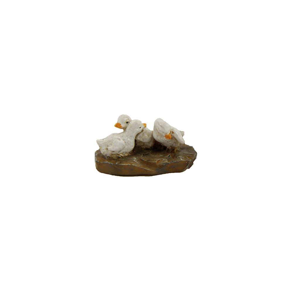 FADEDA Enten   / Höhe:2 cm / handbemalt / detailgetreue Krippen Figuren - Weihnachten Tisch Dekoration Krippe Zubehör