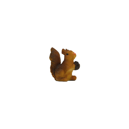 FADEDA Eichhörnchen   / Höhe:3 cm / handbemalt / detailgetreue Krippen Figuren - Weihnachten Tisch Dekoration Krippe Zubehör