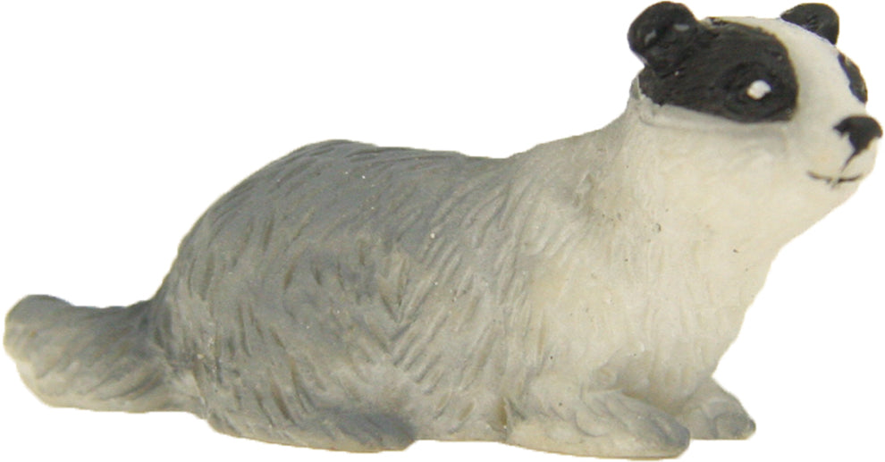 FADEDA Dachs groß   / Höhe:2 cm / handbemalt / detailgetreue Krippen Figuren - Weihnachten Tisch Dekoration Krippe Zubehör