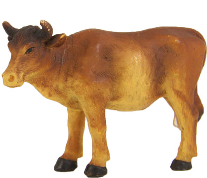 FADEDA Ochse   / Höhe:7 cm / handbemalt / detailgetreue Krippen Figuren - Weihnachten Tisch Dekoration Krippe Zubehör