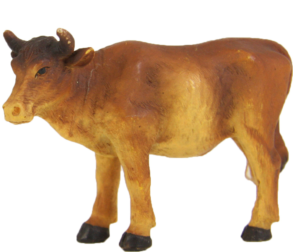 FADEDA Ochse   / Höhe:9 cm / handbemalt / detailgetreue Krippen Figuren - Weihnachten Tisch Dekoration Krippe Zubehör