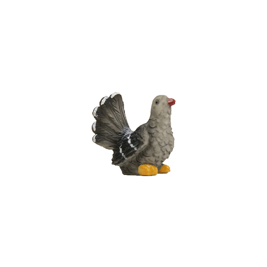 FADEDA Taube  / Höhe:3 cm / handbemalt / detailgetreue Krippen Figuren - Weihnachten Tisch Dekoration Krippe Zubehör