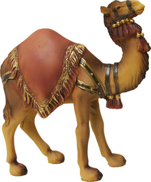 FADEDA Kamel  / Höhe:13 cm / handbemalt / detailgetreue Krippen Figuren - Weihnachten Tisch Dekoration Krippe Zubehör