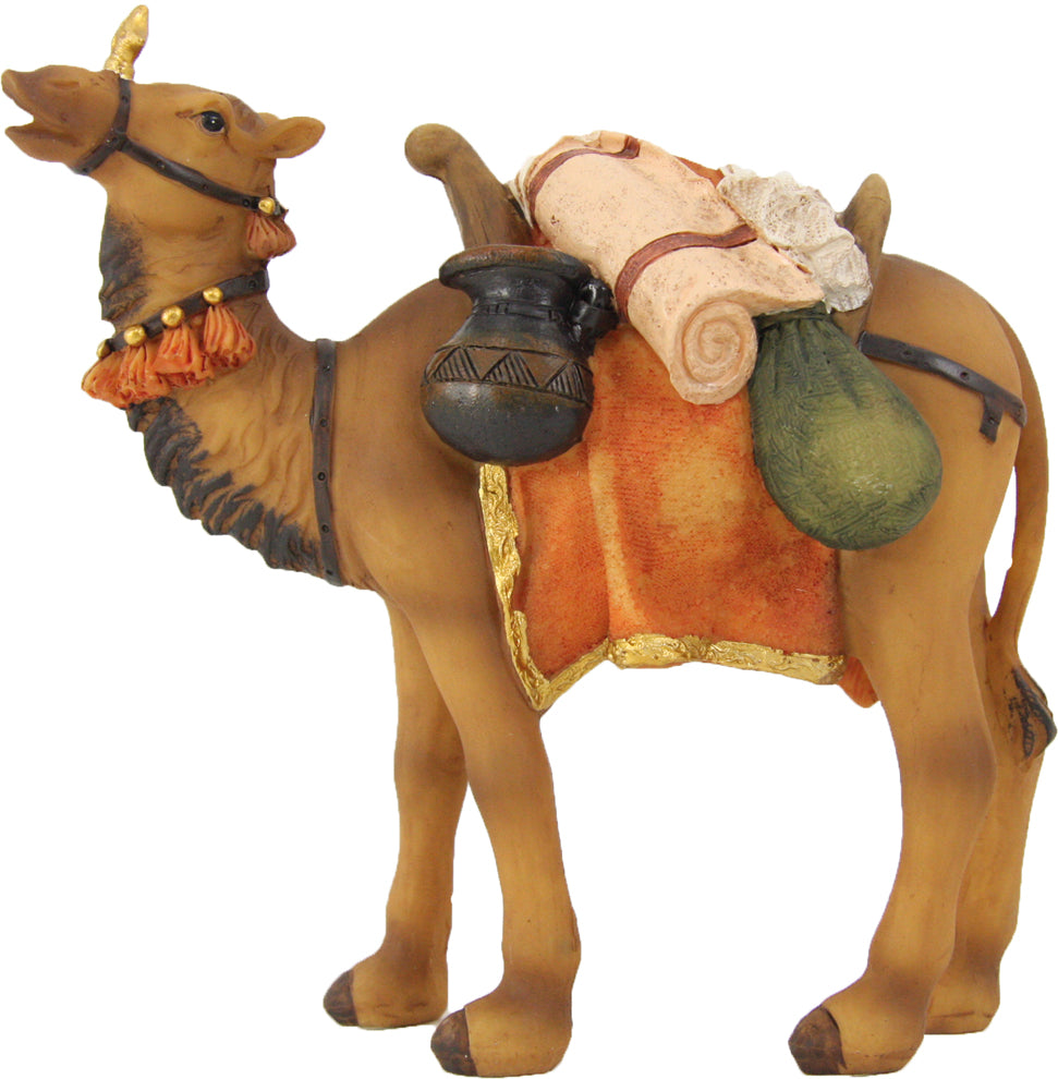 FADEDA Kamel  / Höhe:13 cm / handbemalt / detailgetreue Krippen Figuren - Weihnachten Tisch Dekoration Krippe Zubehör