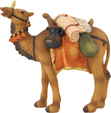 FADEDA Kamel  / Höhe:13 cm / handbemalt / detailgetreue Krippen Figuren - Weihnachten Tisch Dekoration Krippe Zubehör