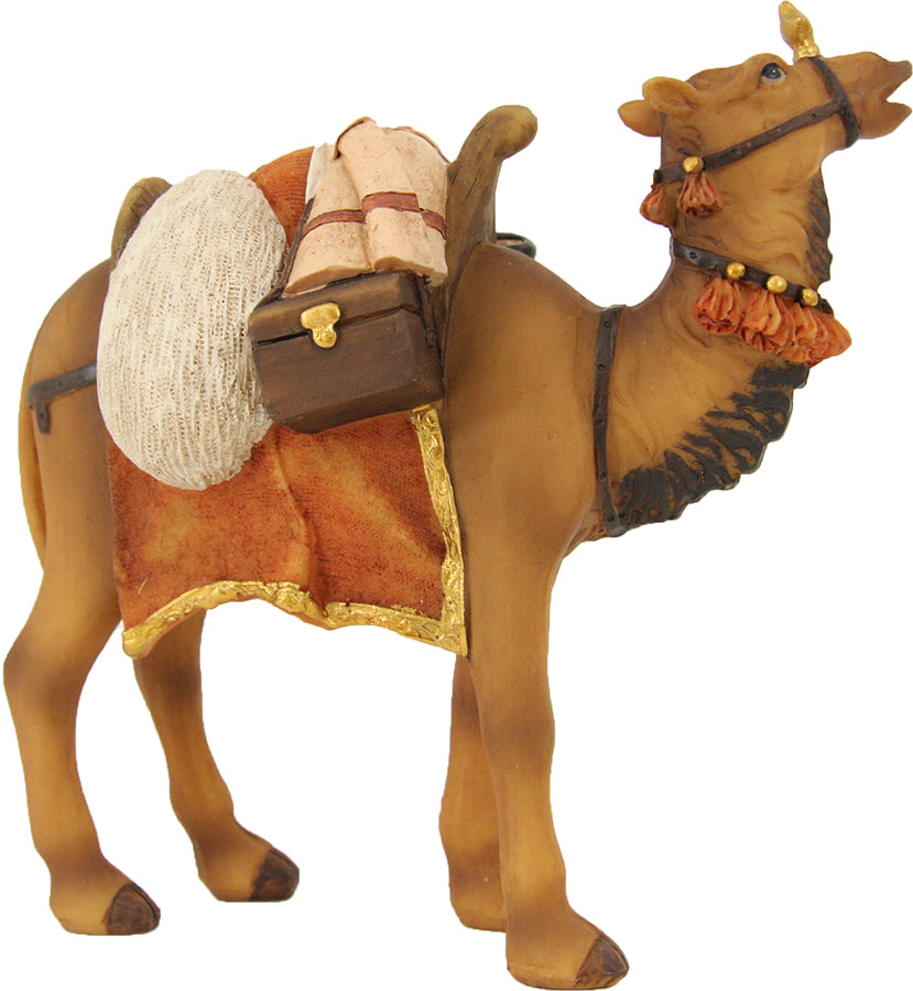 FADEDA Kamel  / Höhe:16 cm / handbemalt / detailgetreue Krippen Figuren - Weihnachten Tisch Dekoration Krippe Zubehör
