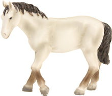 FADEDA Pferd weiß  / Höhe:8 cm / handbemalt / detailgetreue Krippen Figuren - Weihnachten Tisch Dekoration Krippe Zubehör