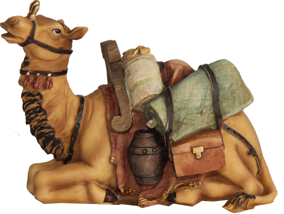 FADEDA Kamel / Höhe:9 cm / handbemalt / detailgetreue Krippen Figuren - Weihnachten Tisch Dekoration Krippe Zubehör