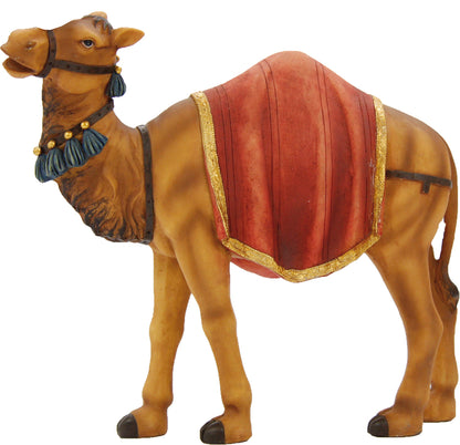 FADEDA Kamel  / Höhe:21 cm / handbemalt / detailgetreue Krippen Figuren - Weihnachten Tisch Dekoration Krippe Zubehör