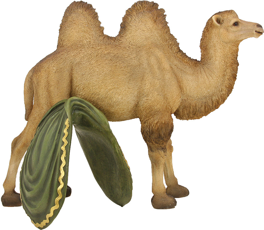 FADEDA Kamel  / Höhe:38 cm / handbemalt / detailgetreue Krippen Figuren - Weihnachten Tisch Dekoration Krippe Zubehör