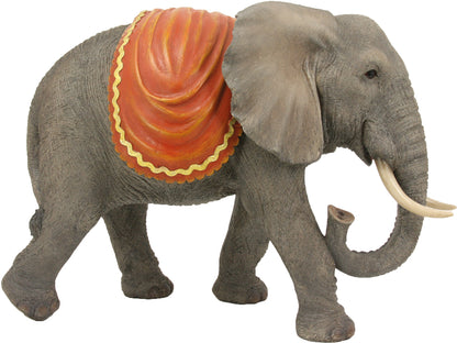 FADEDA Elefant  / Höhe:33 cm / handbemalt / detailgetreue Krippen Figuren - Weihnachten Tisch Dekoration Krippe Zubehör
