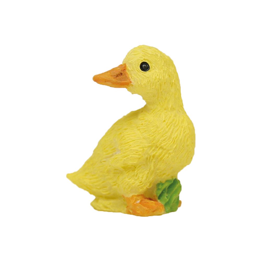 FADEDA Ente  / Höhe:3 cm / handbemalt / detailgetreue Krippen Figuren - Weihnachten Tisch Dekoration Krippe Zubehör