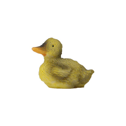 FADEDA Ente  / Höhe:2 cm / handbemalt / detailgetreue Krippen Figuren - Weihnachten Tisch Dekoration Krippe Zubehör