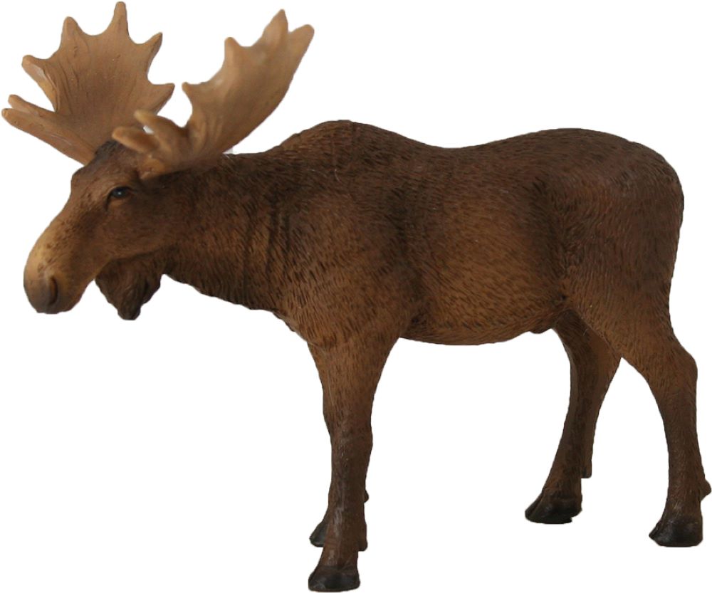 FADEDA Elch  / Höhe:10 cm / handbemalt / detailgetreue Krippen Figuren - Weihnachten Tisch Dekoration Krippe Zubehör