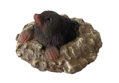 FADEDA Maulwurf  / Höhe:1,5 cm / handbemalt / detailgetreue Krippen Figuren - Weihnachten Tisch Dekoration Krippe Zubehör