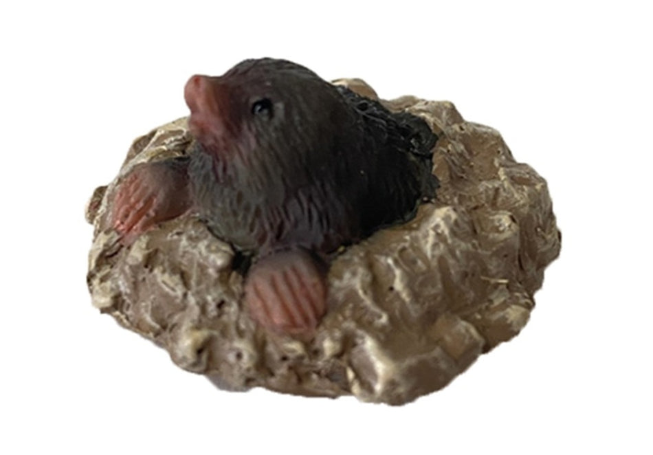 FADEDA Maulwurf  / Höhe:1,5 cm / handbemalt / detailgetreue Krippen Figuren - Weihnachten Tisch Dekoration Krippe Zubehör