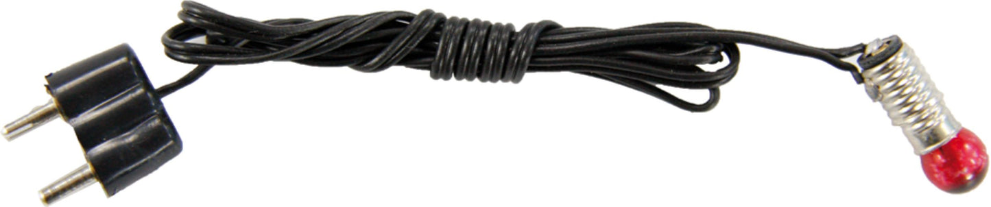 FADEDA Birnchen mit Kabel E10 rot / Höhe:50 cm / handbemalt / detailgetreue Krippen Figuren - Weihnachten Tisch Dekoration Krippe Zubehör