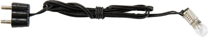 FADEDA Birnchen mit Kabel E10 weiß  / Höhe:20 cm / handbemalt / detailgetreue Krippen Figuren - Weihnachten Tisch Dekoration Krippe Zubehör