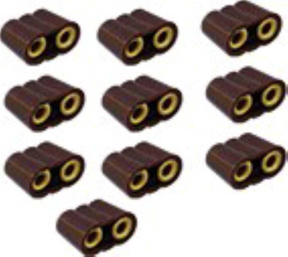 10x FADEDA Stecker Muffe  / Höhe:1 cm / handbemalt / detailgetreue Krippen Figuren - Weihnachten Tisch Dekoration Krippe Zubehör