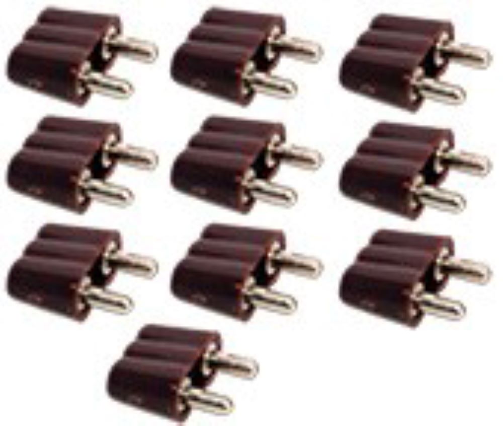 10x FADEDA Stecker Kupplung  / Höhe:2 cm / handbemalt / detailgetreue Krippen Figuren - Weihnachten Tisch Dekoration Krippe Zubehör