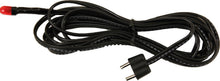 FADEDA Kabel + Stecker + rote Lampe, LED  / Höhe:50 cm / handbemalt / detailgetreue Krippen Figuren - Weihnachten Tisch Dekoration Krippe Zubehör