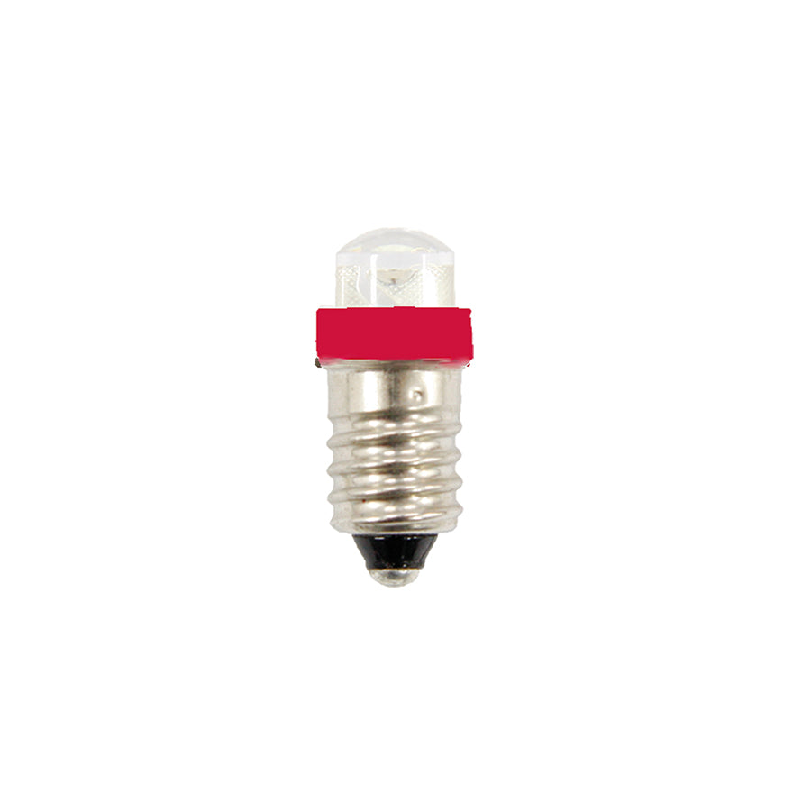 FADEDA LED-Birne rot, 3,5 V  / Höhe:2 cm / handbemalt / detailgetreue Krippen Figuren - Weihnachten Tisch Dekoration Krippe Zubehör
