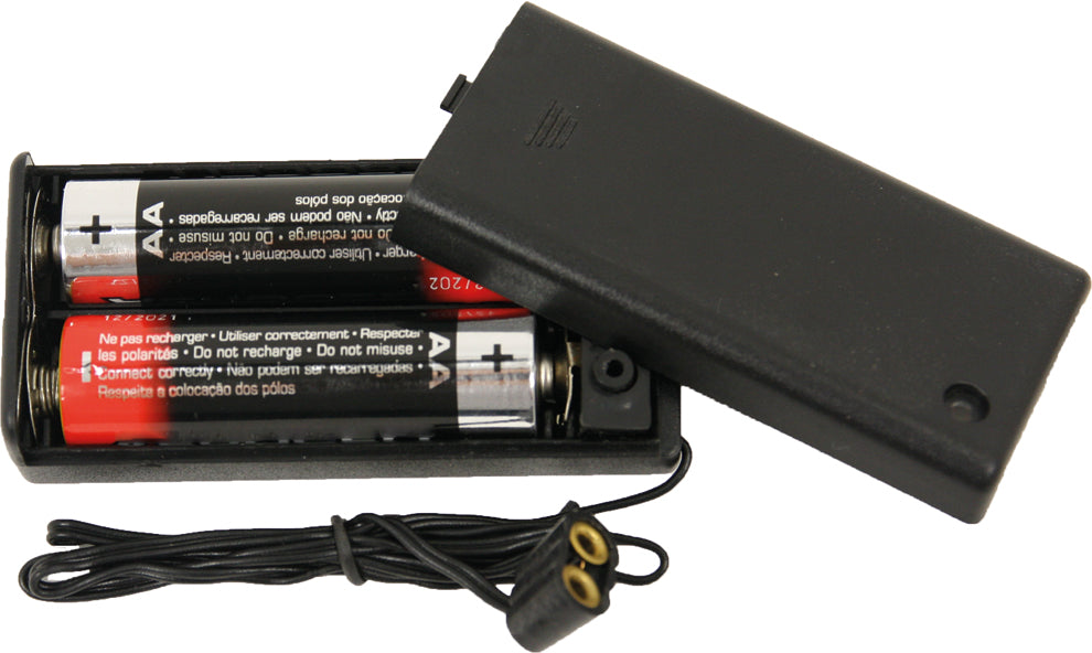 FADEDA Batteriehalter für Stecker 3,5V (ON/OFF/TIMER)  / Höhe:70 cm / handbemalt / detailgetreue Krippen Figuren - Weihnachten Tisch Dekoration Krippe Zubehör