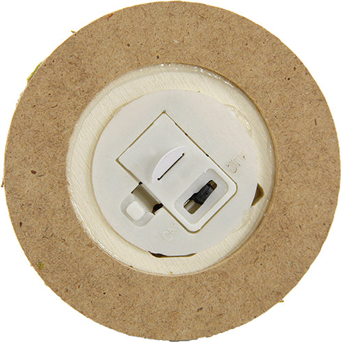 FADEDA Lagerfeuer mit LED (Batterie - EIN/AUS)  / Höhe:6 cm / handbemalt / detailgetreue Krippen Figuren - Weihnachten Tisch Dekoration Krippe Zubehör