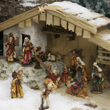 FADEDA Komet mit Licht, LED  / Höhe:12 cm / handbemalt / detailgetreue Krippen Figuren - Weihnachten Tisch Dekoration Krippe Zubehör