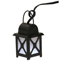 FADEDA Laterne Kunststoff weiß, LED  / Höhe:4 cm / handbemalt / detailgetreue Krippen Figuren - Weihnachten Tisch Dekoration Krippe Zubehör