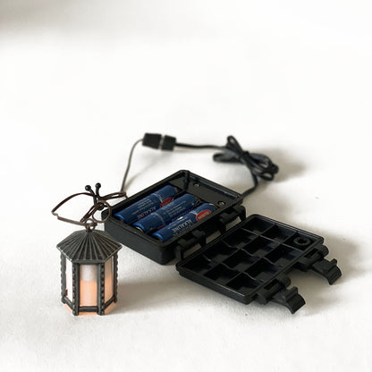 FADEDA Batteriebox f. 3x AA, ON/OFF/TIMER für Stecker  / Höhe:70 cm / handbemalt / detailgetreue Krippen Figuren - Weihnachten Tisch Dekoration Krippe Zubehör