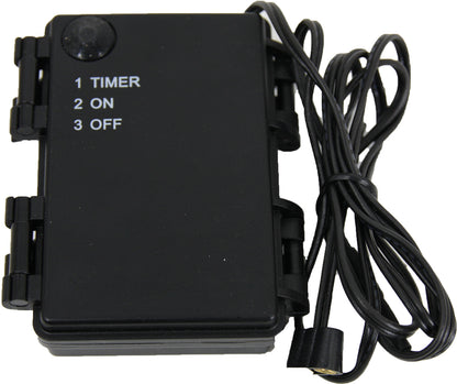 FADEDA Batteriebox f. 3x AA, ON/OFF/TIMER für Stecker  / Höhe:70 cm / handbemalt / detailgetreue Krippen Figuren - Weihnachten Tisch Dekoration Krippe Zubehör
