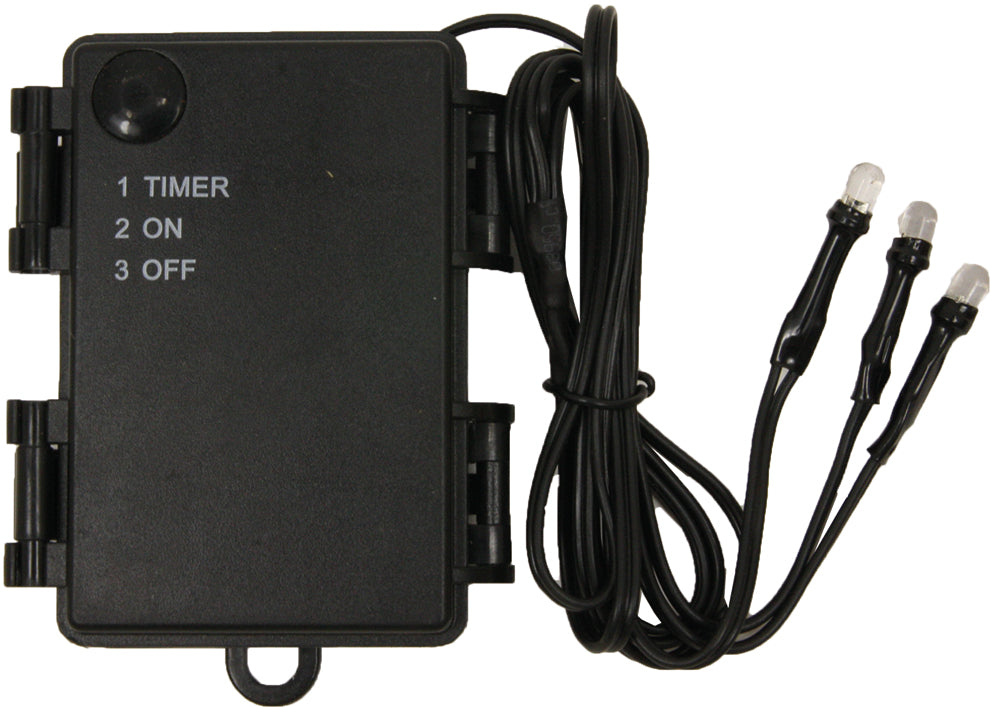 FADEDA Batteriebox f. 3x AA, ON/OFF/TIMER mit 3 LED / Höhe:100 cm / handbemalt / detailgetreue Krippen Figuren - Weihnachten Tisch Dekoration Krippe Zubehör