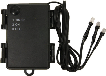 FADEDA Batteriebox f. 3x AA, ON/OFF/TIMER mit 3 LED / Höhe:100 cm / handbemalt / detailgetreue Krippen Figuren - Weihnachten Tisch Dekoration Krippe Zubehör