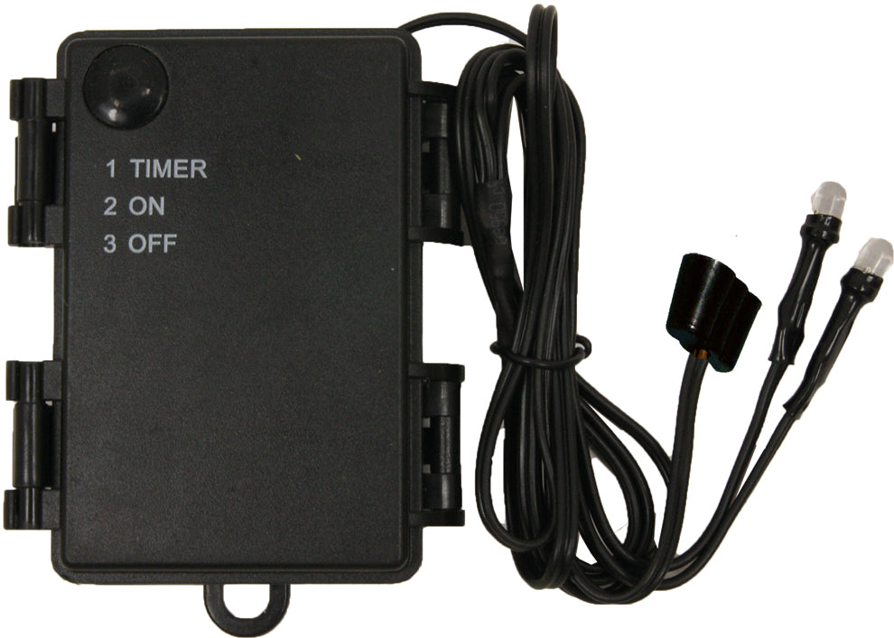 FADEDA Batteriebox f. 3x AA, für 1 Stecker +2 LED  / Höhe:100 cm / handbemalt / detailgetreue Krippen Figuren - Weihnachten Tisch Dekoration Krippe Zubehör