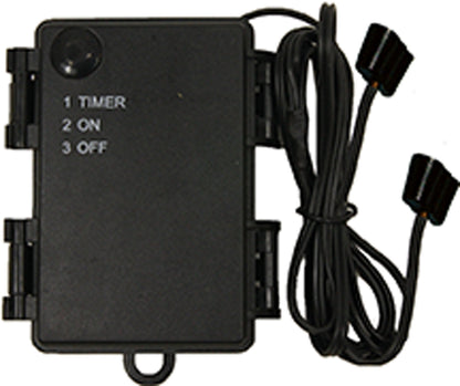 FADEDA Batteriebox f. 3x AA, ON/OFF/TIMER für 2 Stecker  / Höhe:100 cm / handbemalt / detailgetreue Krippen Figuren - Weihnachten Tisch Dekoration Krippe Zubehör