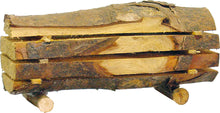 FADEDA Baumstamm geschnitten  / Höhe:6 cm / handbemalt / detailgetreue Krippen Figuren - Weihnachten Tisch Dekoration Krippe Zubehör