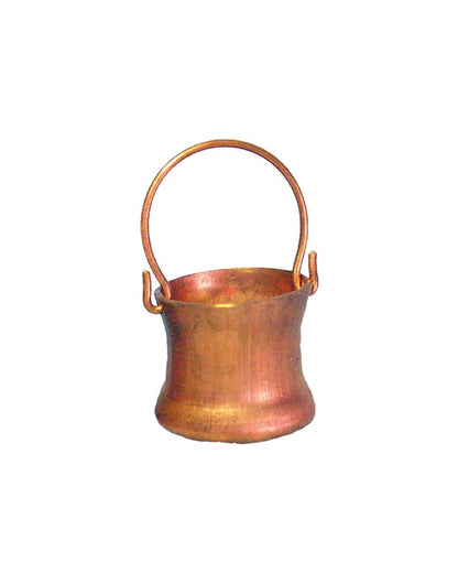 FADEDA Kupferkübel  / Höhe:4 cm / handbemalt / detailgetreue Krippen Figuren - Weihnachten Tisch Dekoration Krippe Zubehör