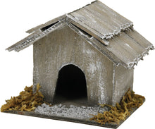 FADEDA Hundehütte / Höhe:9 cm / handbemalt / detailgetreue Krippen Figuren - Weihnachten Tisch Dekoration Krippe Zubehör