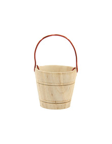 FADEDA Holzkübel  / Höhe:4 cm / handbemalt / detailgetreue Krippen Figuren - Weihnachten Tisch Dekoration Krippe Zubehör