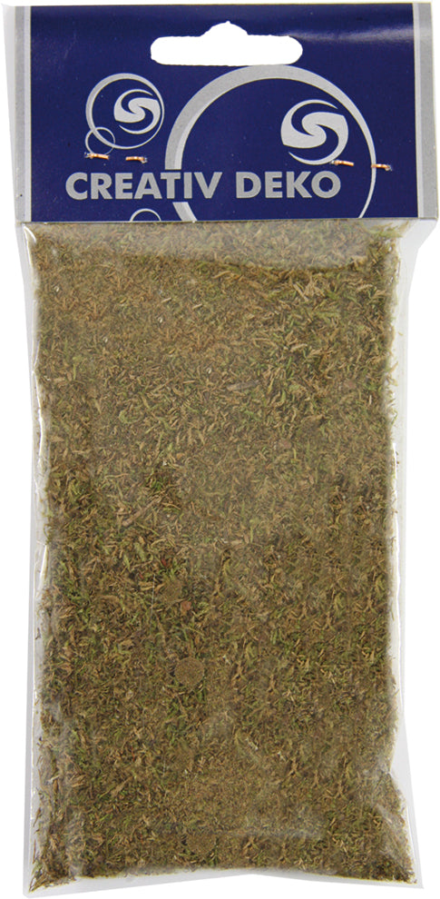 FADEDA Streumoos im Beutel  / Höhe:1 cm / handbemalt / detailgetreue Krippen Figuren - Weihnachten Tisch Dekoration Krippe Zubehör