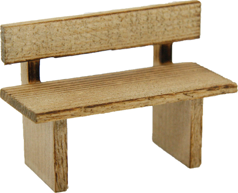 FADEDA Bank  / Höhe:4 cm / handbemalt / detailgetreue Krippen Figuren - Weihnachten Tisch Dekoration Krippe Zubehör