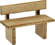 FADEDA Bank / Höhe:4 cm / handbemalt / detailgetreue Krippen Figuren - Weihnachten Tisch Dekoration Krippe Zubehör