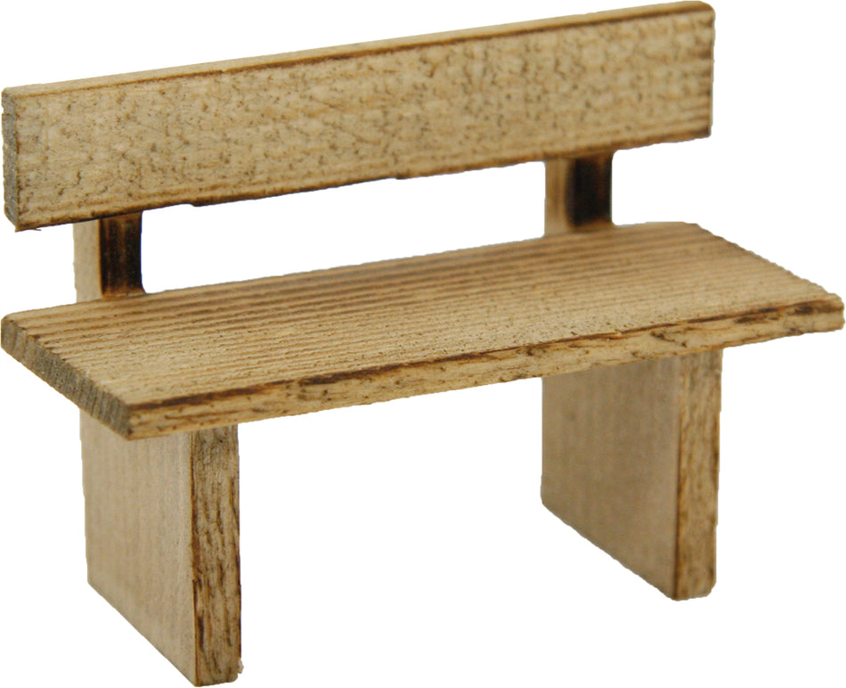 FADEDA Bank / Höhe:4 cm / handbemalt / detailgetreue Krippen Figuren - Weihnachten Tisch Dekoration Krippe Zubehör