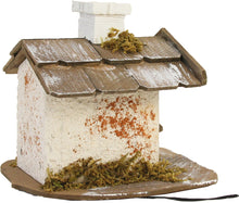 FADEDA Backhaus gross mit Licht  / Höhe:11 cm / handbemalt / detailgetreue Krippen Figuren - Weihnachten Tisch Dekoration Krippe Zubehör