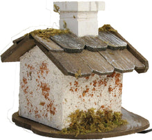 FADEDA Backhaus klein mit Licht  / Höhe:8 cm / handbemalt / detailgetreue Krippen Figuren - Weihnachten Tisch Dekoration Krippe Zubehör