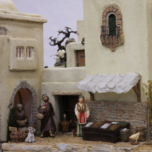 FADEDA Nußkorb   / Höhe:3 cm / handbemalt / detailgetreue Krippen Figuren - Weihnachten Tisch Dekoration Krippe Zubehör