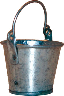 FADEDA Eimer Zink klein  / Höhe:2 cm / handbemalt / detailgetreue Krippen Figuren - Weihnachten Tisch Dekoration Krippe Zubehör